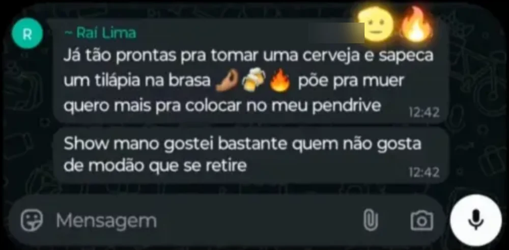 Mensagens de cliente: quero mais pra colocar no meu pendrive. Show, gostei bastante, quem não gosta de modão que se retire.